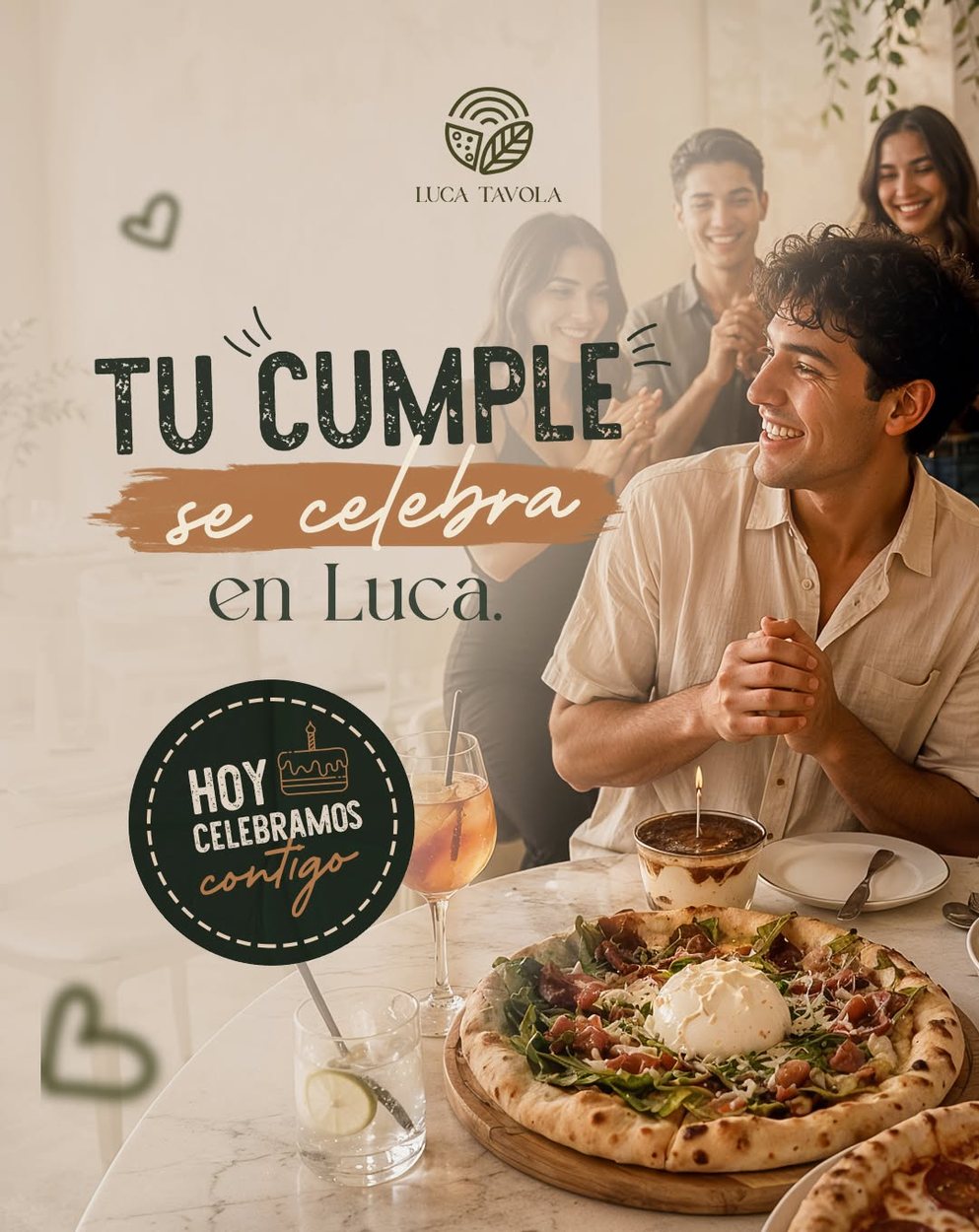 Publicación de Luca Tavola: tu cumpleaños se celebra en Luca